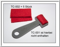 Nachfllpack fr TC-001 Gleisreiniger Gleisreinigung 5 St PROSES