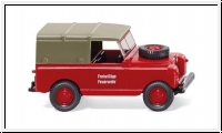 Feuerwehr - Land Rover 1958 Wiking 086126 H0 1:87 Modellauto