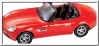 BMW Z8 Cabrio rot 1:87 H0 Modelpower 19110 Modellauto