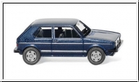 VW Golf I GTI 1976 heliosblau met. Wiking 004502 1:87 Modellauto