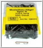 Nails for tracks scale N 500 Pcs. 15 mm Extra Long
