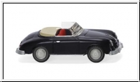 Porsche 356 Cabrio schwarz Wiking 016039 Spur H0 1:87 Modellauto