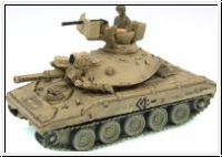 US Tank sand WW2 with soldier WTM 1/144