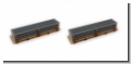 2x Ladegter Palette mit Stahltrgern Spur H0/00 PROSES HL-K-06