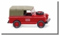 Feuerwehr - Land Rover 1958 Wiking 086126 H0 1:87 Modellauto