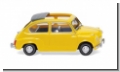 Fiat 600 m. Faltdach gelb 1955 Wiking 009905 H0 1:87 Modellauto