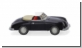 Porsche 356 Cabrio schwarz Wiking 016039 Spur H0 1:87 Modellauto