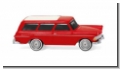 Opel Rekord '61 Caravan rot 1960 Wiking 007149 1:87 Modellauto